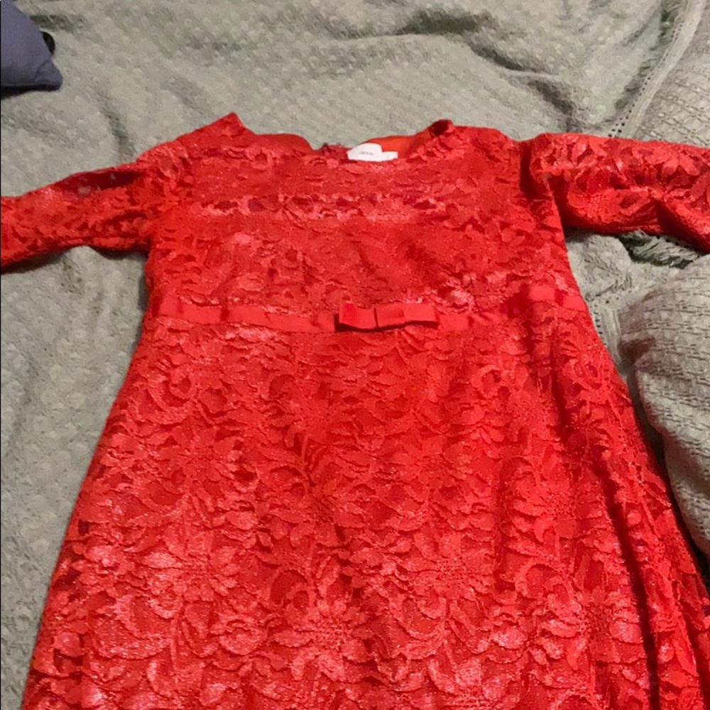 ASOS red maternity dress size 8